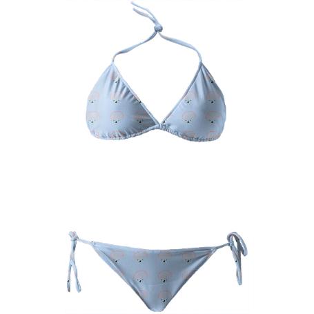 Lil Chlo Baby Blue Bikini