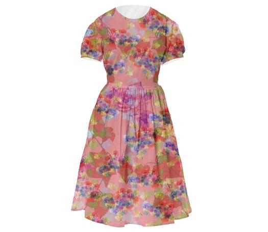 Rosa Dress Salmon Pink