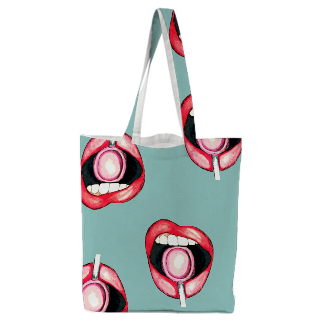 Candy Mouth tote bag