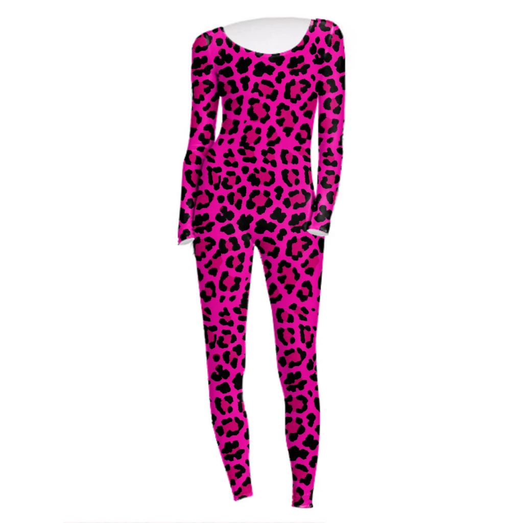Pink Leopard Catsuit