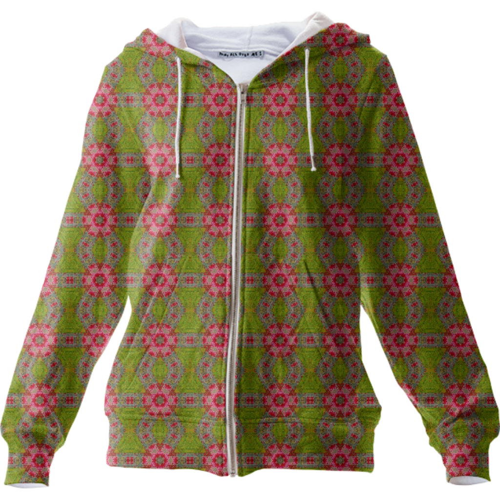 Psychedelic Zip up Hoodie