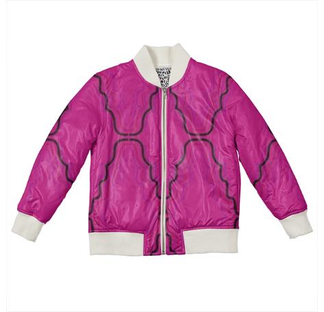 Kids bomber pink