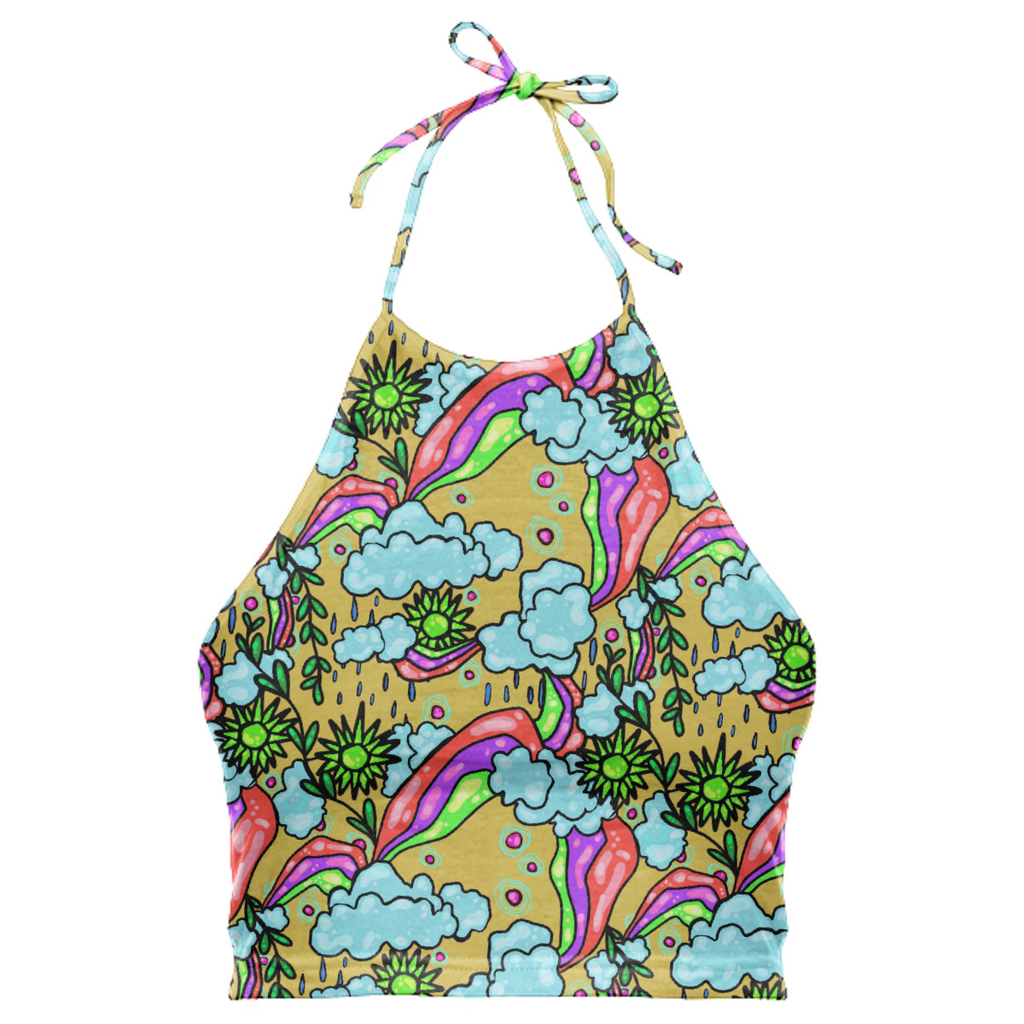 Spring Showers Halter Top