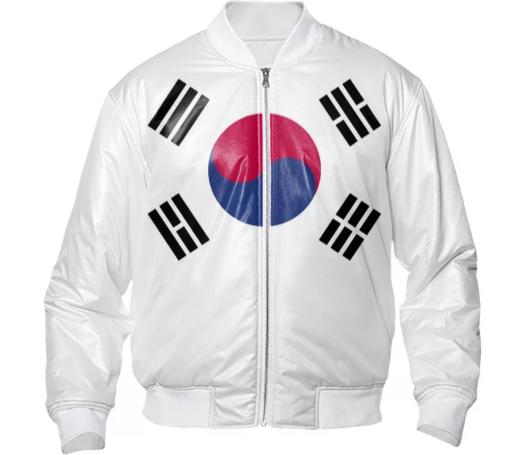 South Korea Flag Bomber Jacket