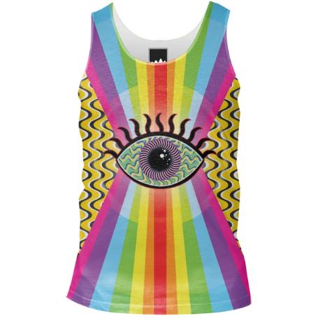 PAOM, Print All Over Me, digital print, design, fashion, style, collaboration, paomcollabs, Tank Top Men, Tank-Top-Men, TankTopMen, Trippy, Eye, spring summer, mens, Poly, Tops