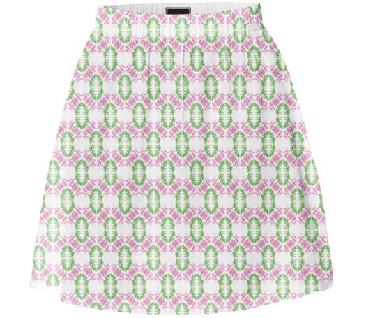 Retro Fern Summer Skirt