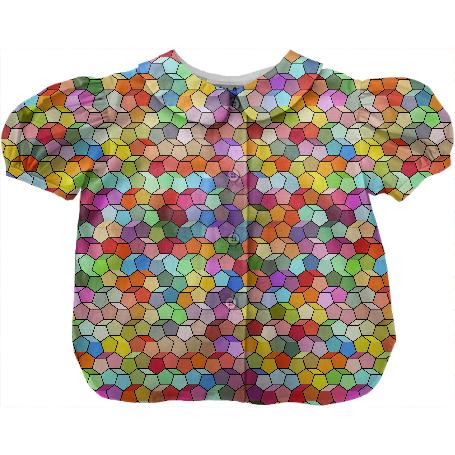Colorful Geometric Polygon Pattern