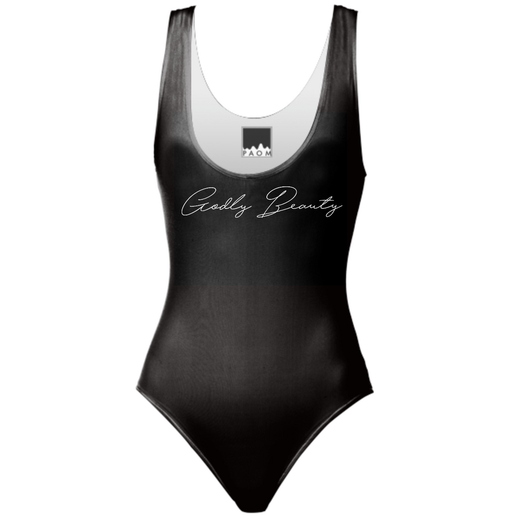 Blk GB Signature Swimsuit