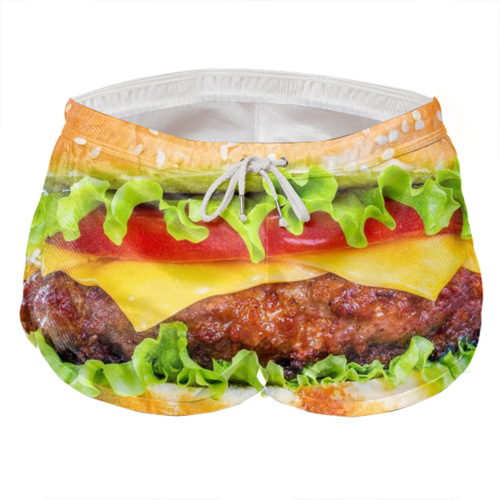 2 Burger Short Shorts