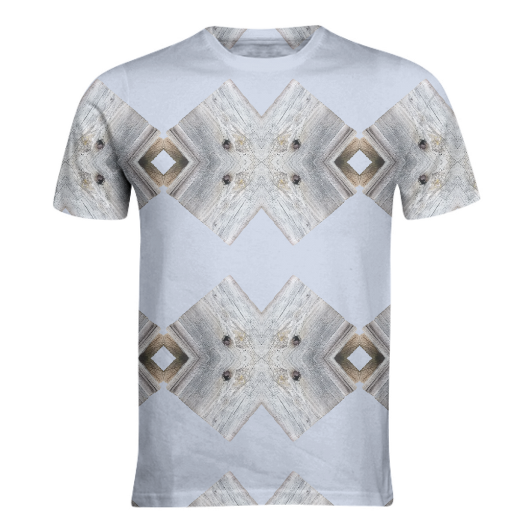 Blue Gray Brown Geometric