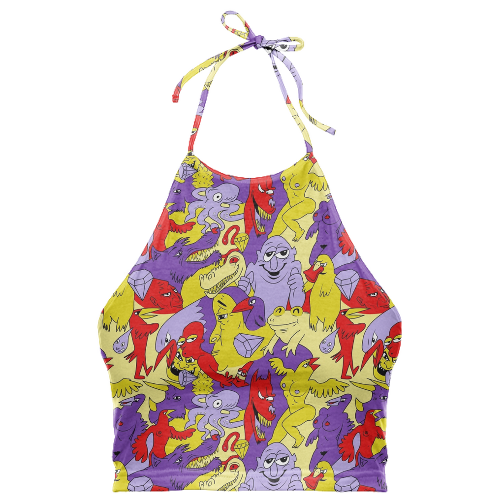 Bright Topless Bird Party