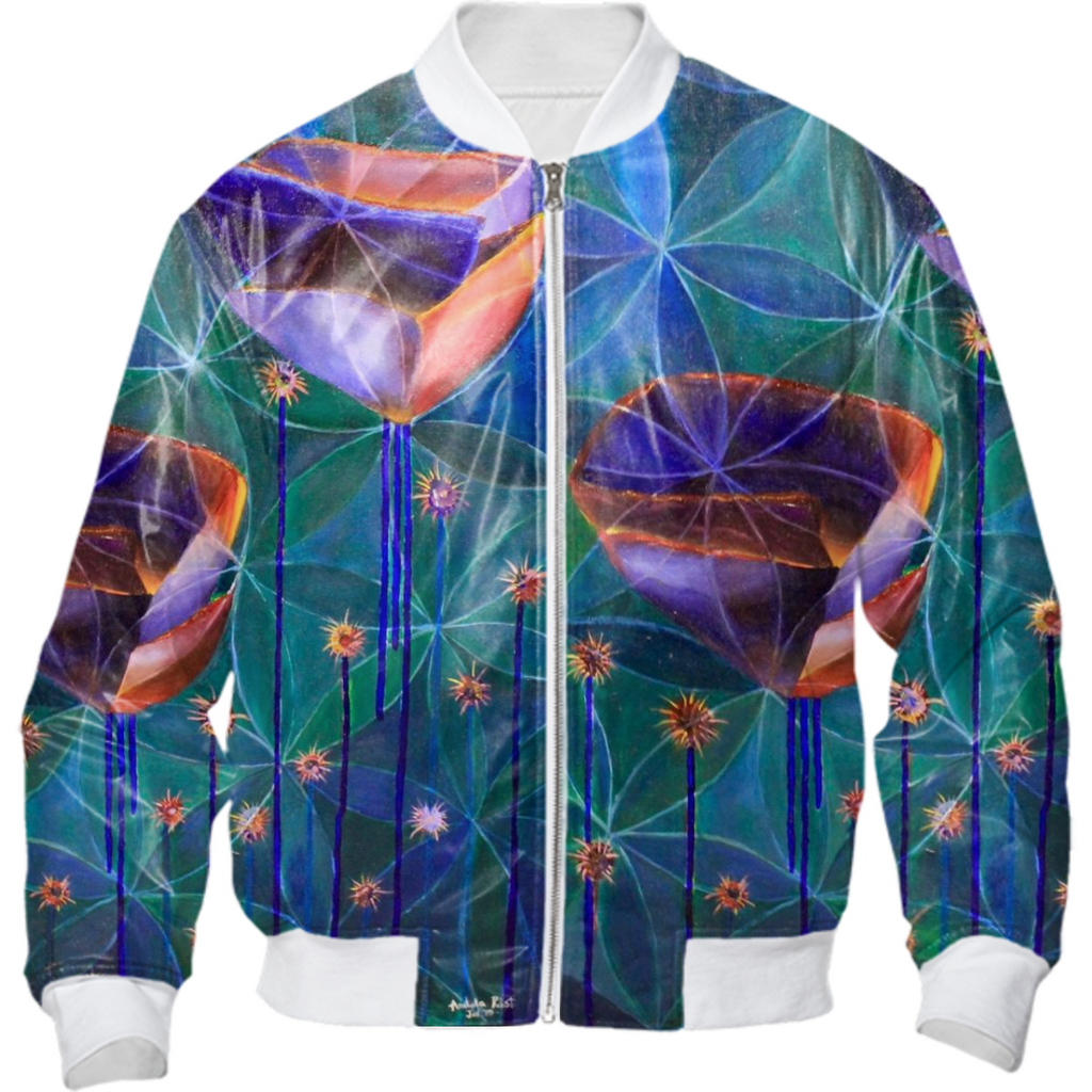 Flowers of Life Bomber Jacket