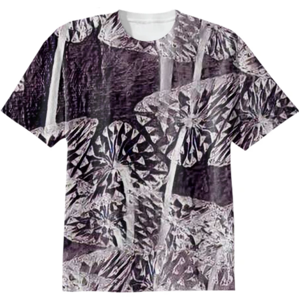 unique dandelions, triangular dandelions, crazy, monochrome, minimalism, purple, white