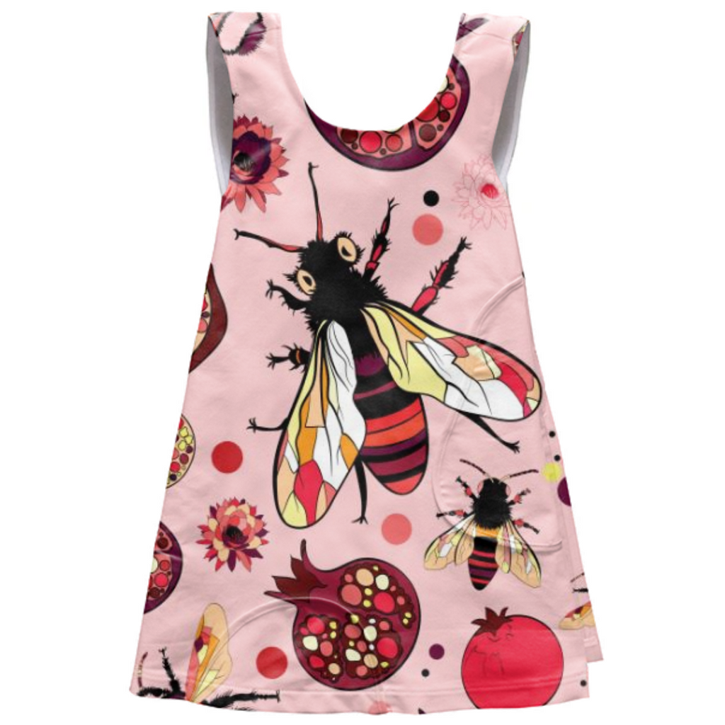 Pink bee dress