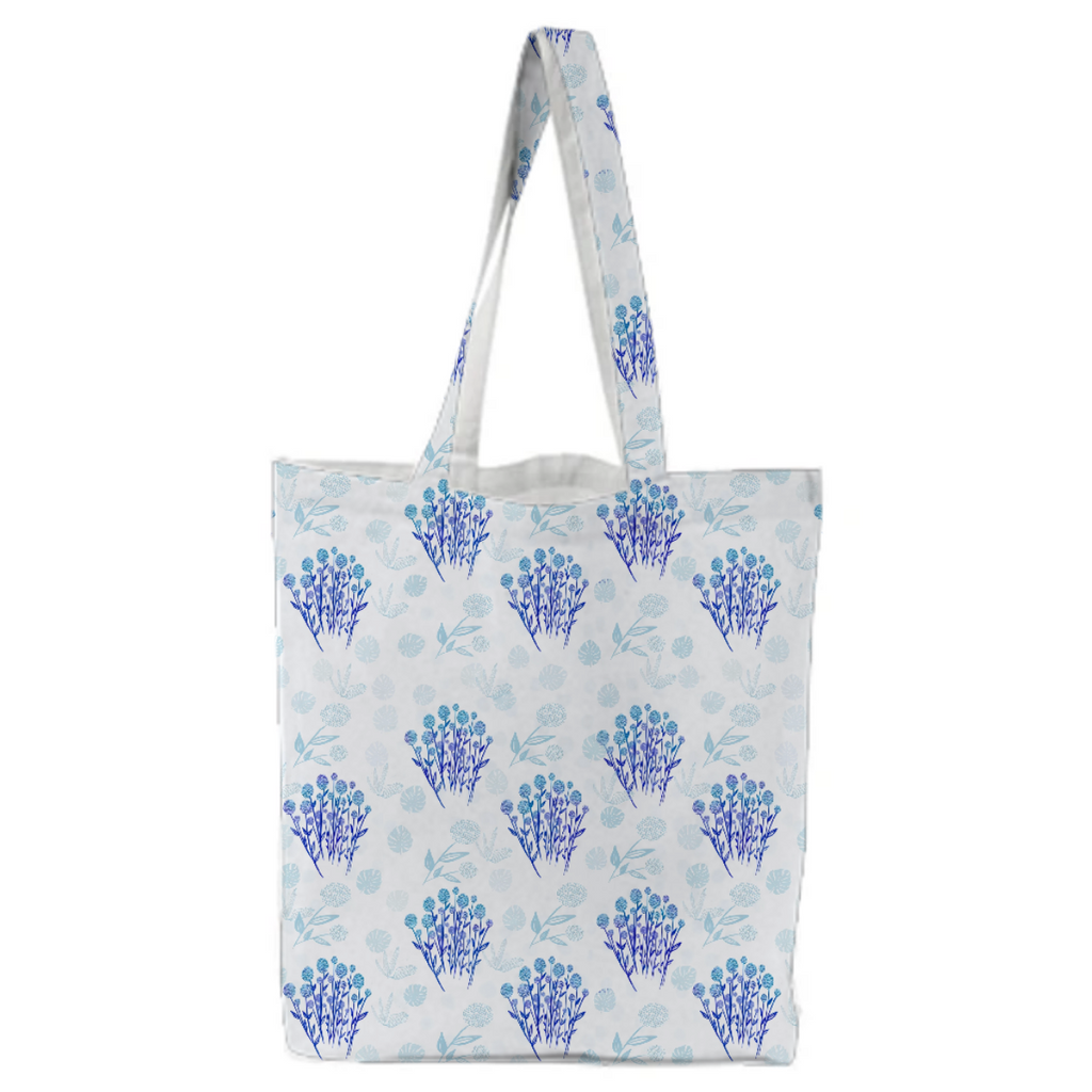Lauras Floral Sky-blue
