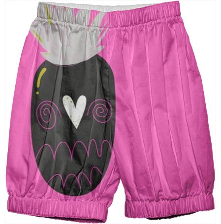 Kids baby bloomers Ananas black