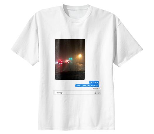 Placed Cotton T shirt