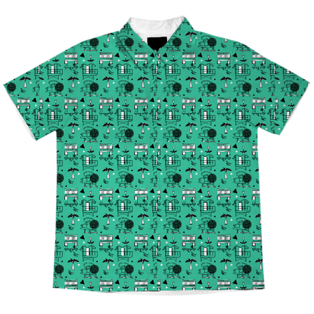 Miami Beach in Teal