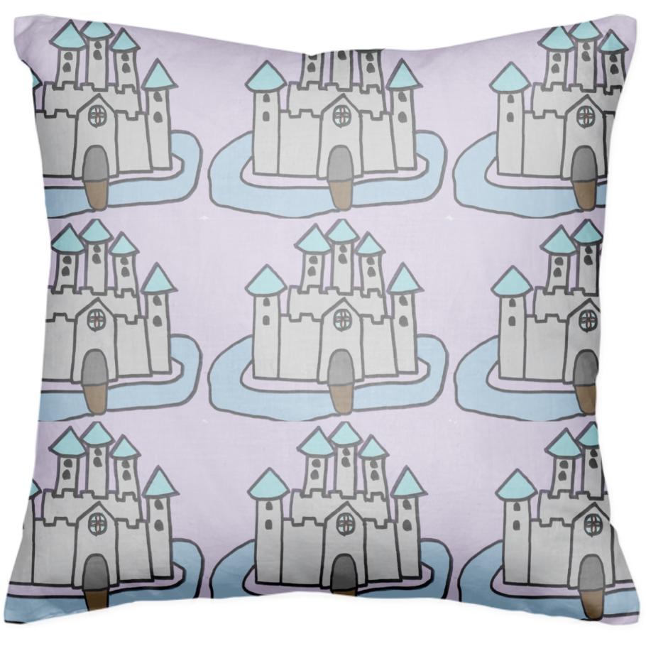 The Castle I Made For Class Multiplied Pillow