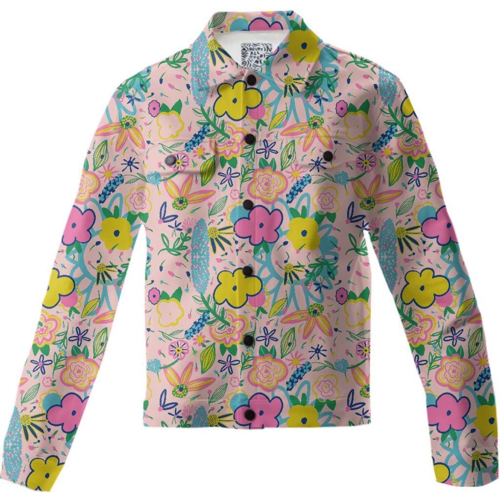 Kidcore flora jacket