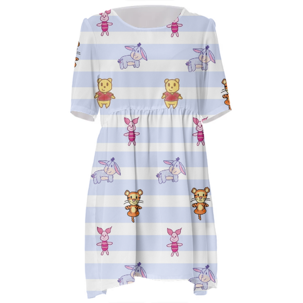 Winnie the pooh baby doll dress