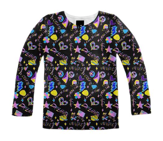 Black Doodle Shirt