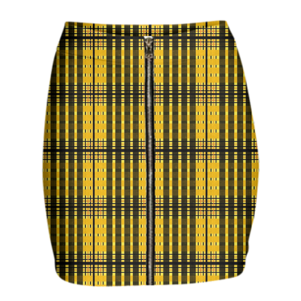 Yellow Jacket Pencil Skirt
