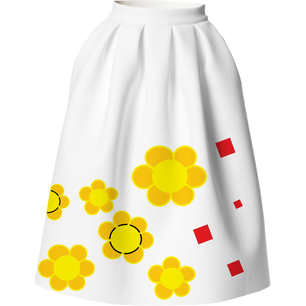 Floral YOR Neoprene Full Skirt