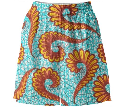 AFRICAN BATIK FEATHER