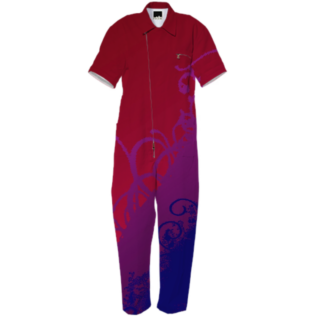 dark blue red