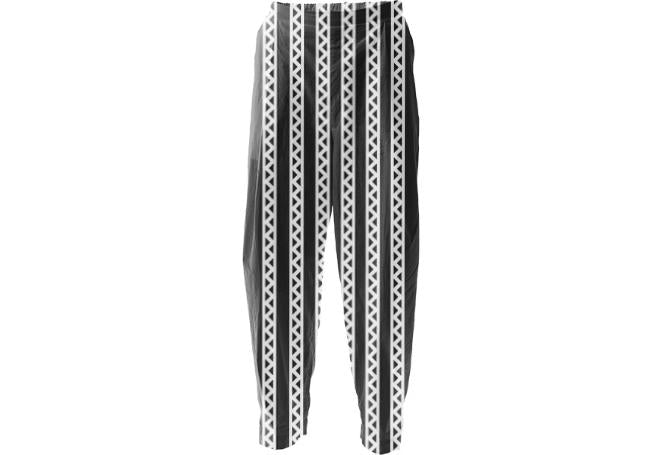 Patterned relax pants