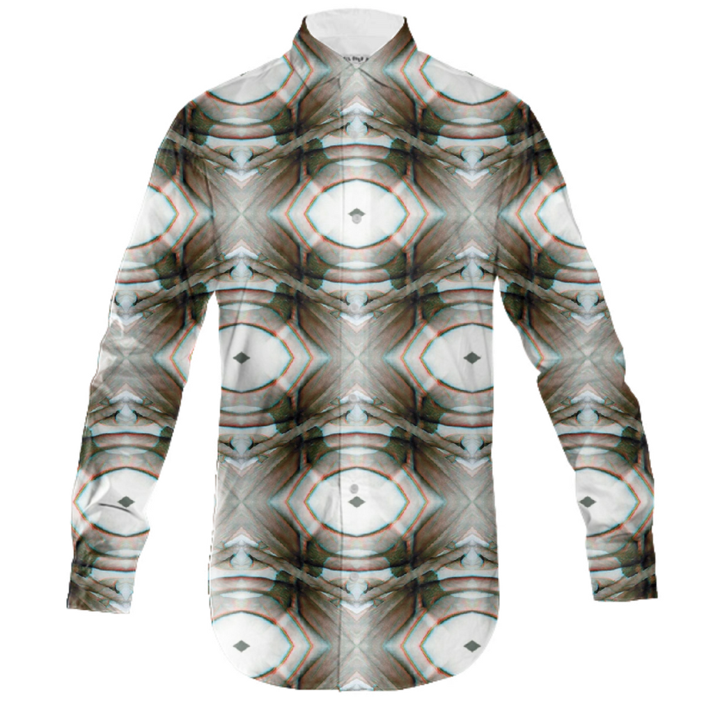 AWM Men's Button Down-Yin Yang 023