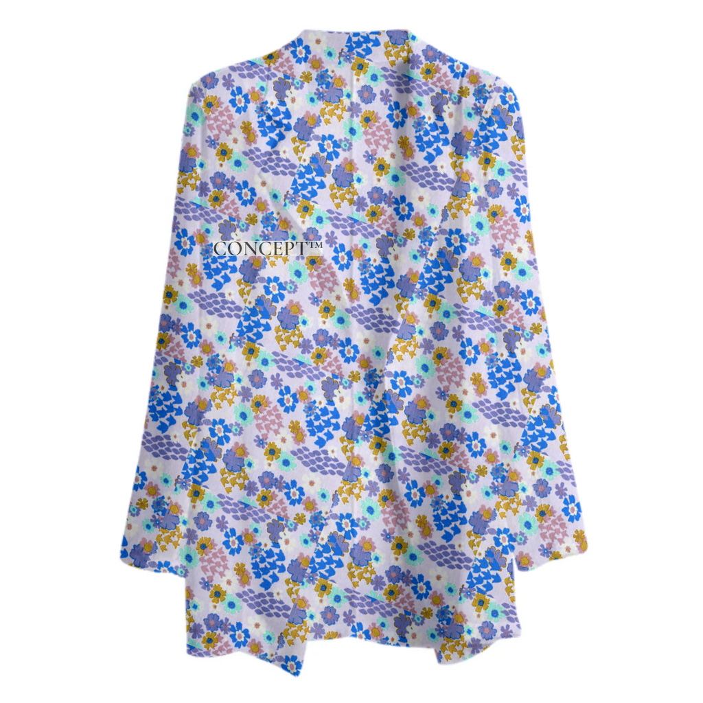CONCEPT FLORAL BLAZER