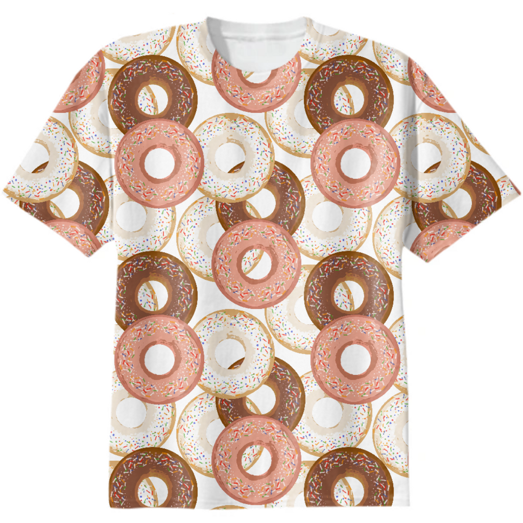 Donut Shirt With Sprinkles Doughnut Pattern