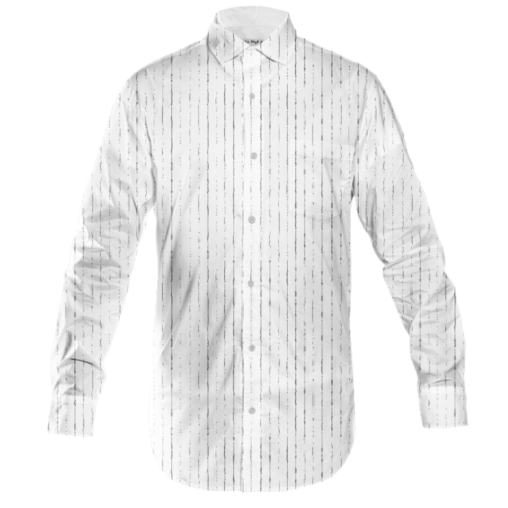 Feathered Button-Down Shirt
