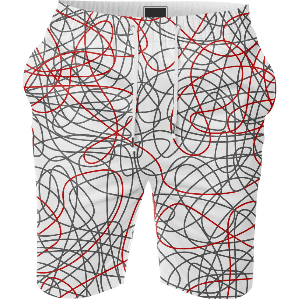 Complicated Crux - Two Color Abstract Lines