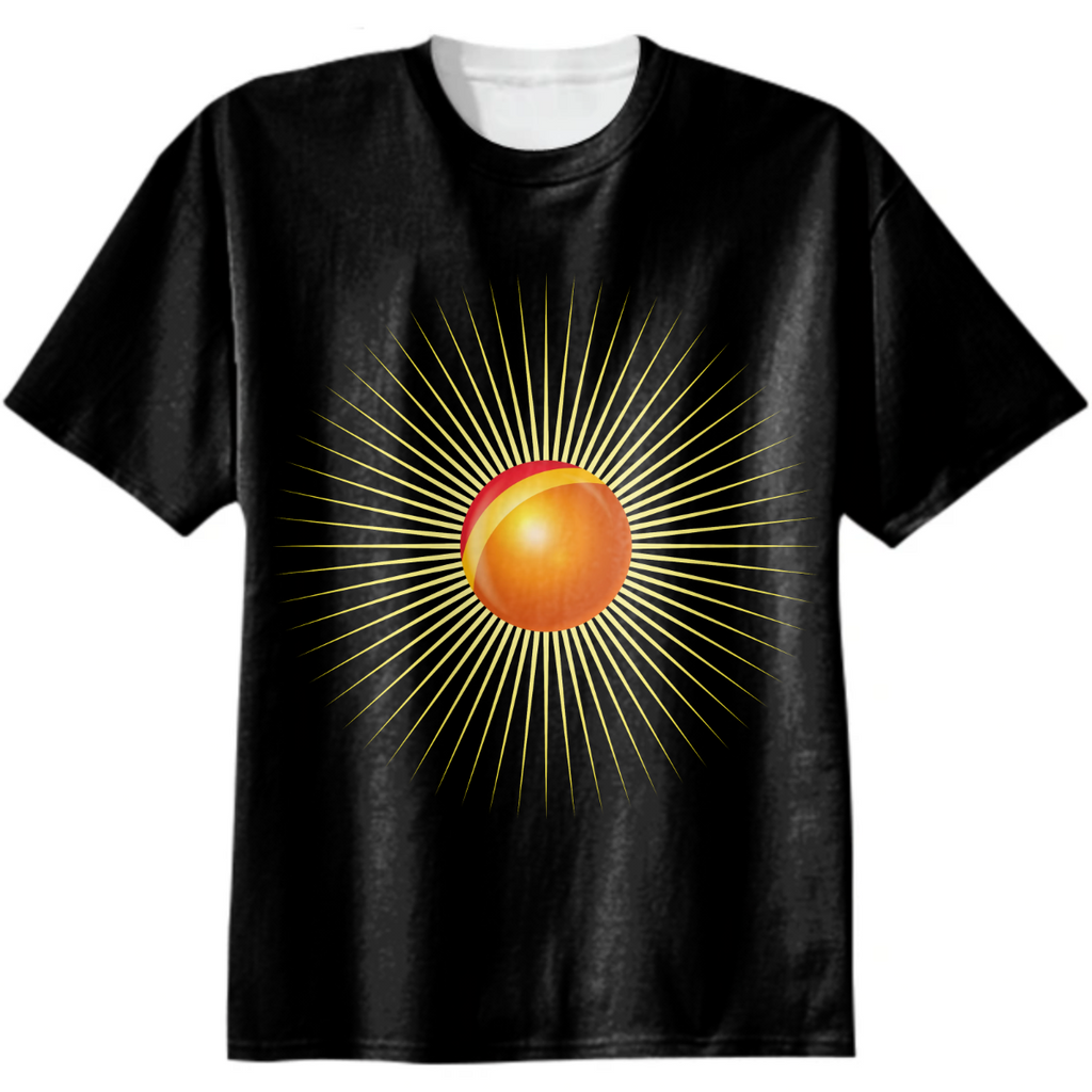 Spheric Ball Sunlike Rays T-Shirt