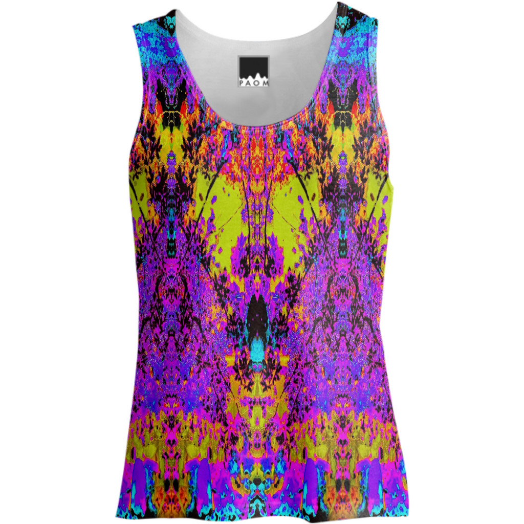 Digital Tie-Dye Tank Top - Women's