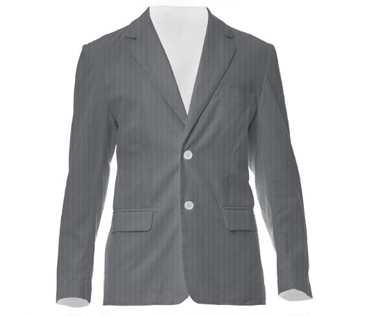 HF Grey Pinstripe Suit Jacket