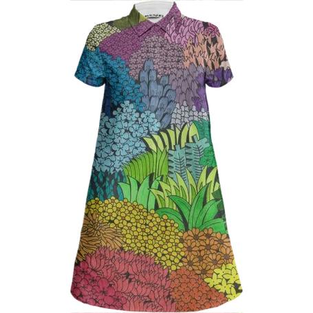 Layers of Paradise Mini Shirt Dress