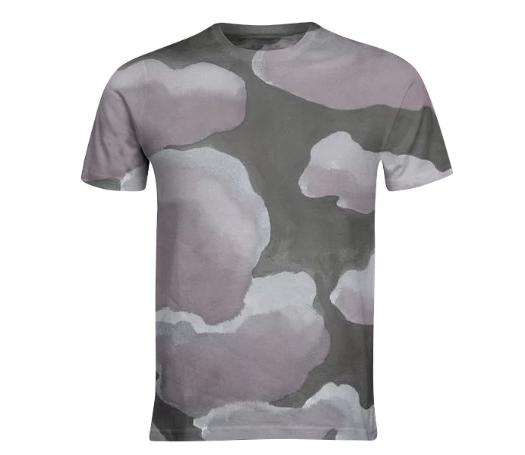 Storm Clouds Basic T Shirt by Amanda Laurel Atkins