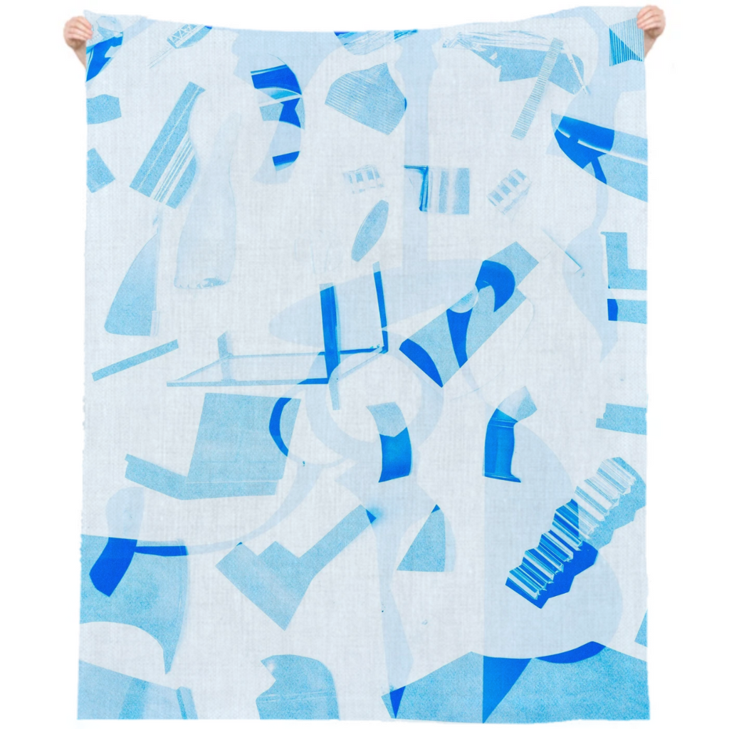 Tablecloth: Graphic Blue 01