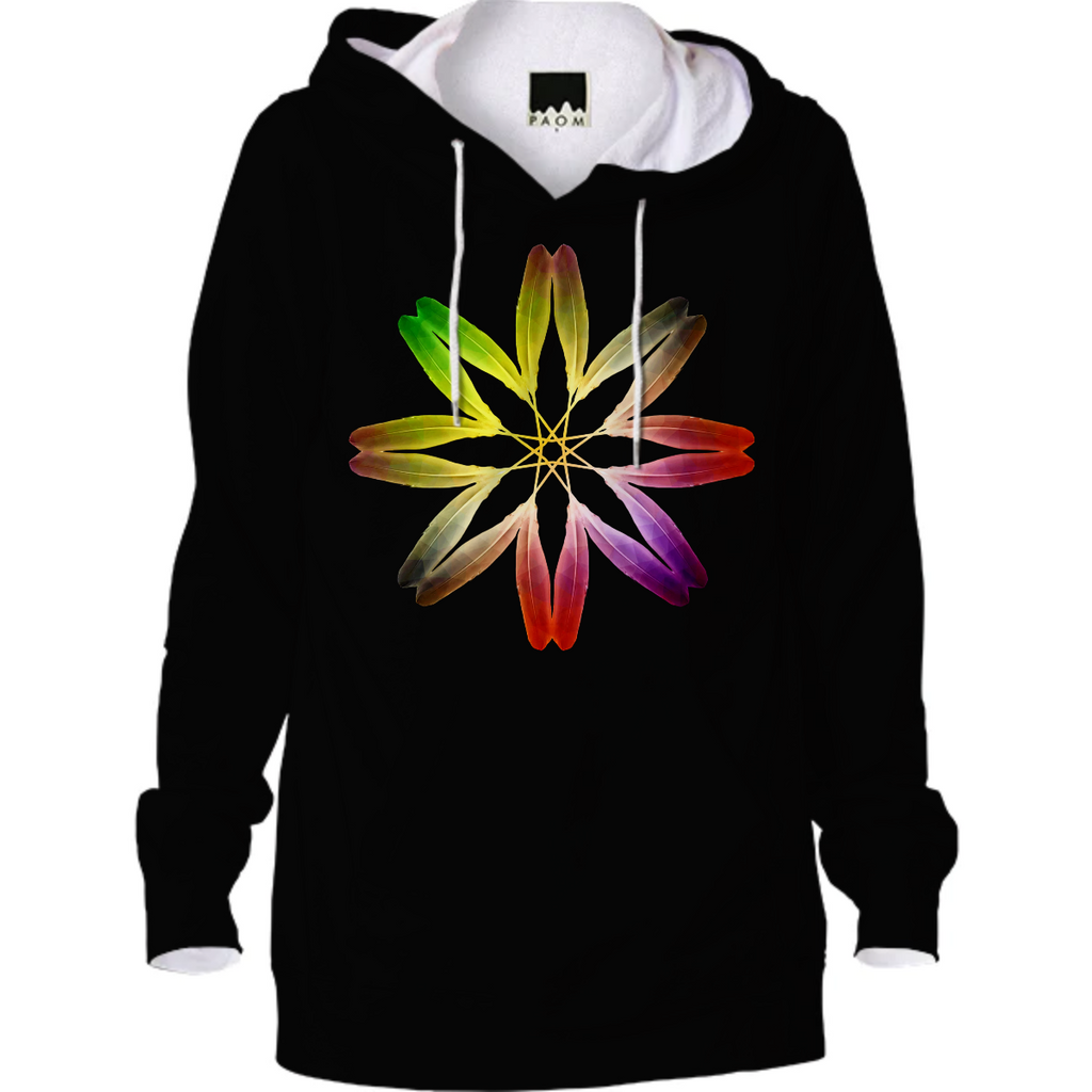 Rainbow feather flower