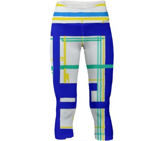 Aqua Circuits Yoga Pants