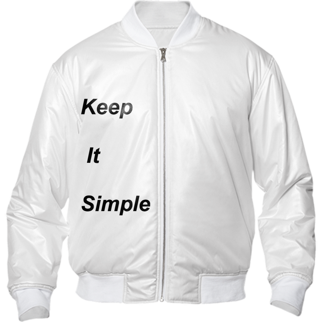 Keep It Simple bomber jacket