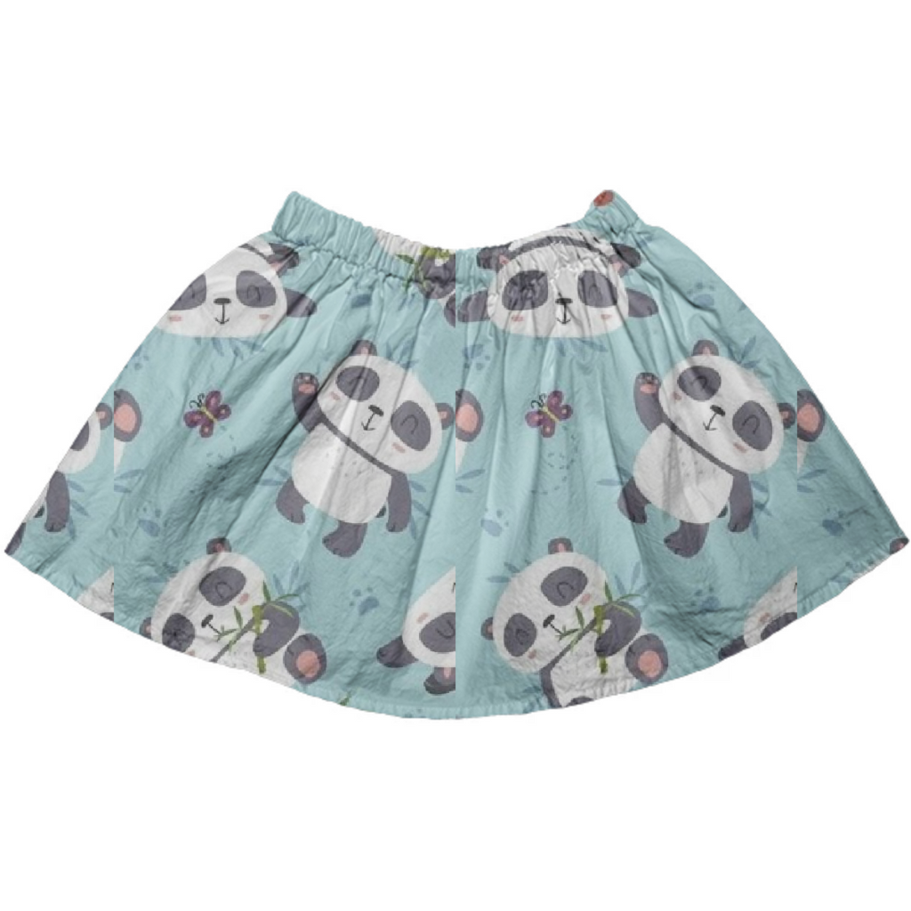 My Blue Panda Kid's skirt
