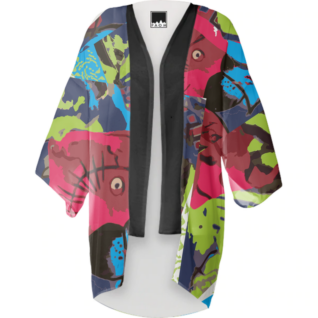 2022 - 2DirtyBirds US - Rockin' Tropical Kimono/Festival/Swimwear Cover