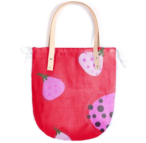 WILD FIGS ARTISTIC TOTE BAG RED