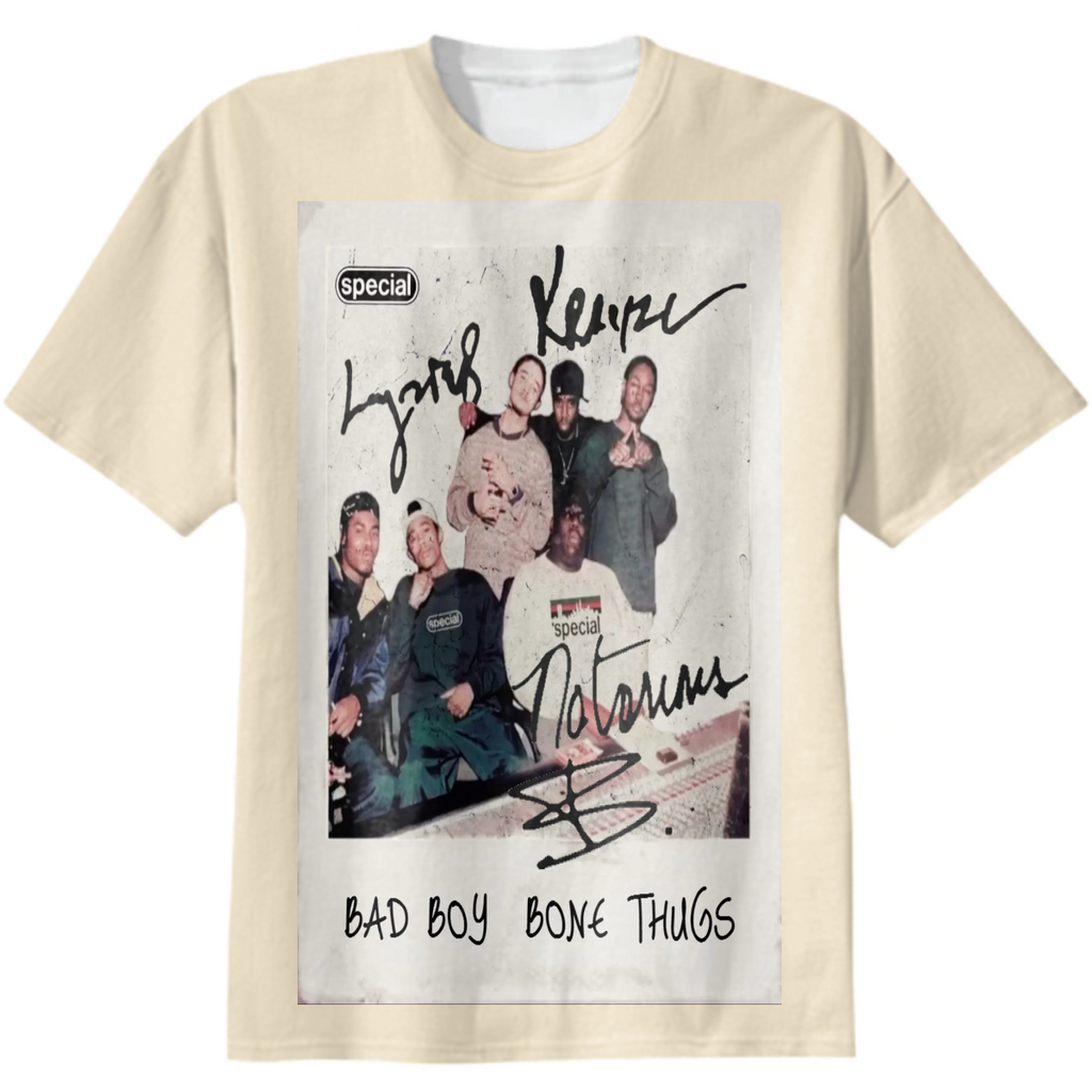 "Badboy BoneThugs" Off-White Vinyl Tee