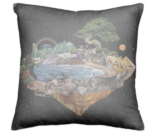 Where The Gods Are in Peace Pillow Full Print